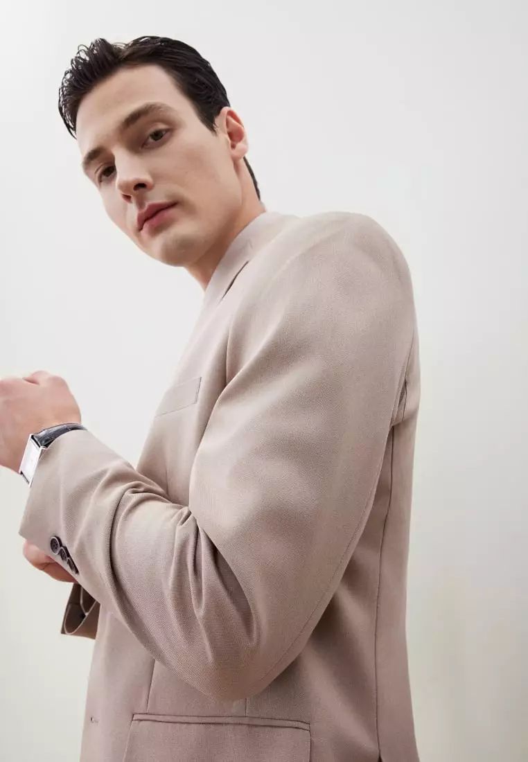 G2000 Teflon Stain-Resistant & Easy Care Smart Fit Twill Suit Blazer