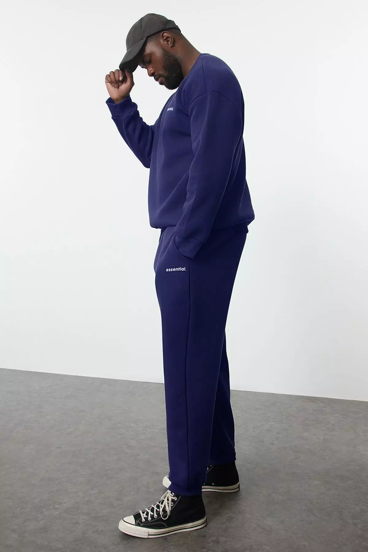 Plus Size Sweatshirt and Sweatpants Set