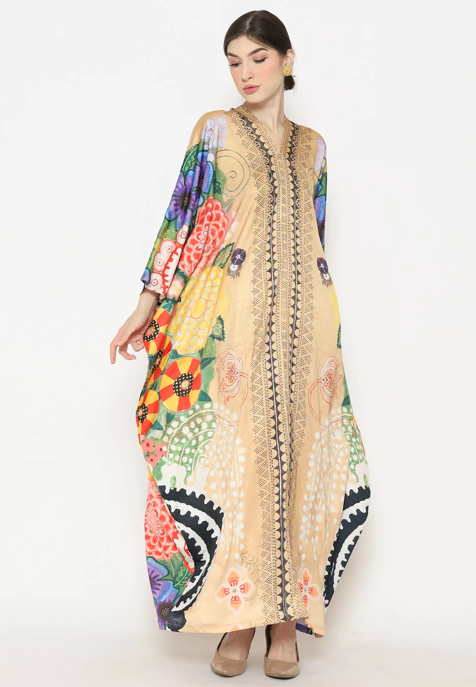 Kanzi Long Sleeve Kaftan