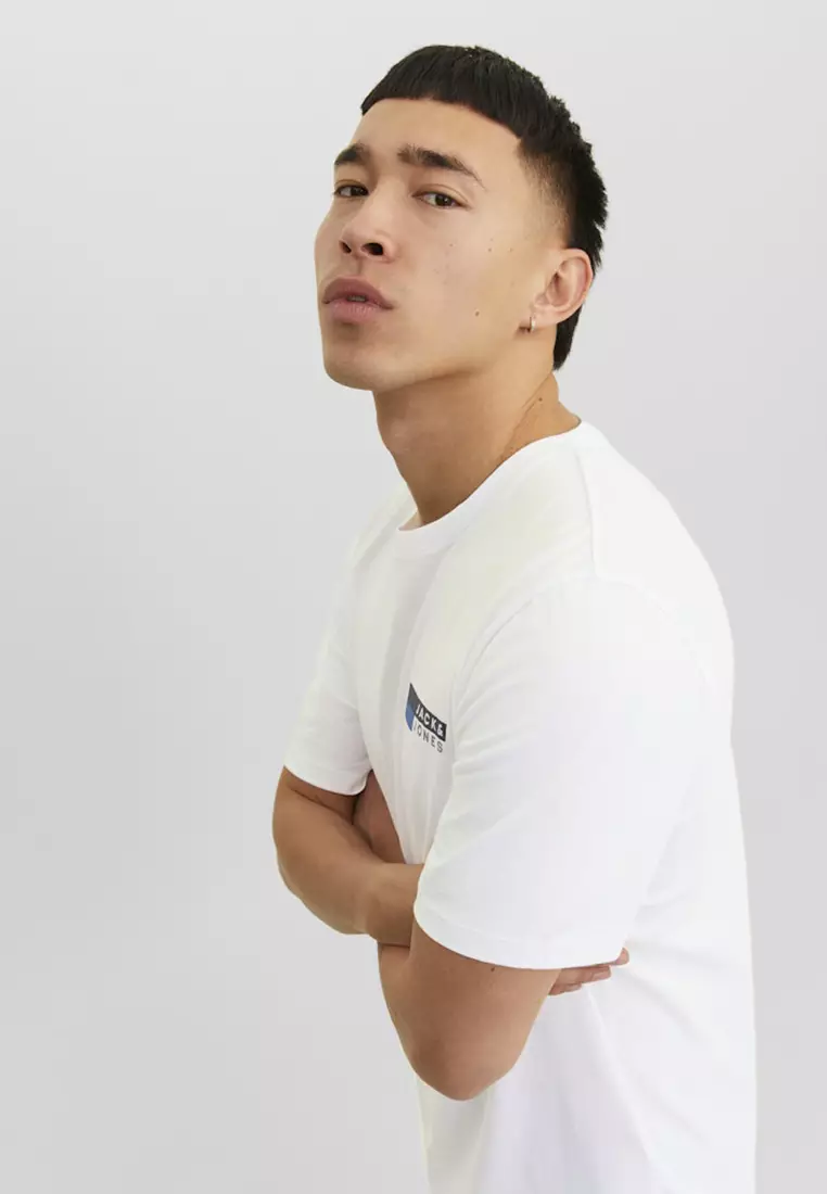 Short Sleeve Crew Neck Logo Tee