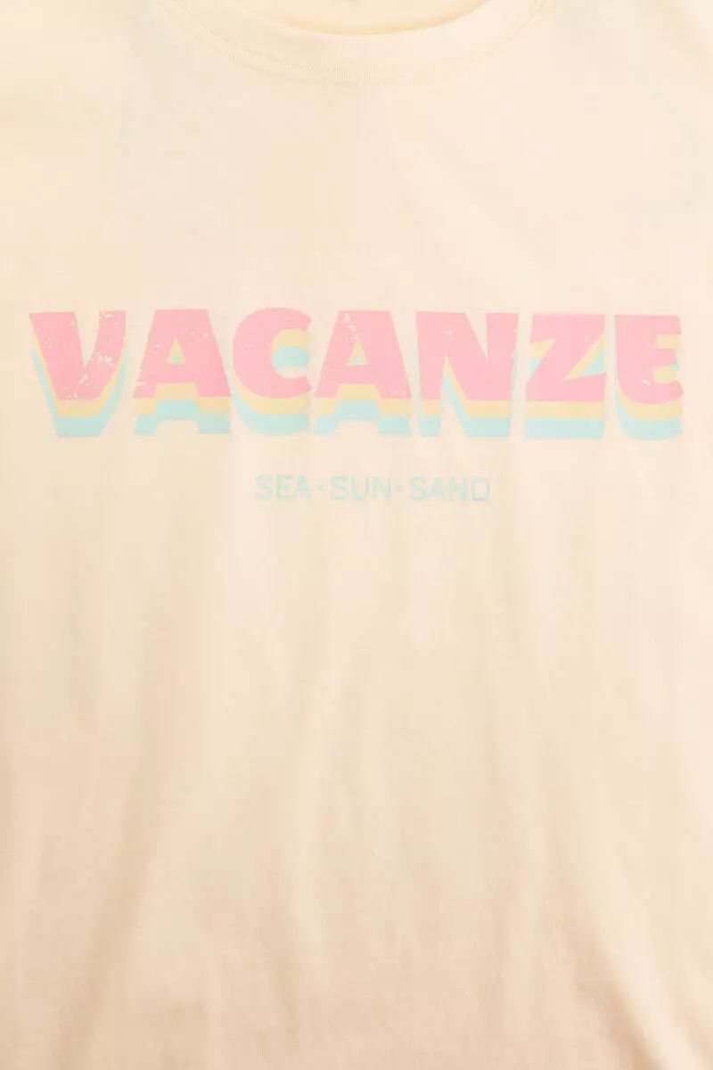 Oversized printed T-shirt