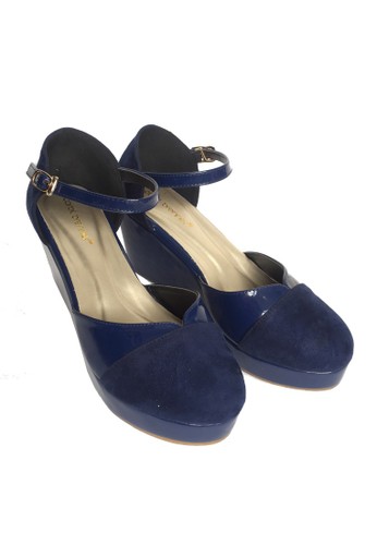 Jual CAROL BRENNER CAROL BRENNER KITTY BLUE (LADIES WEDGES