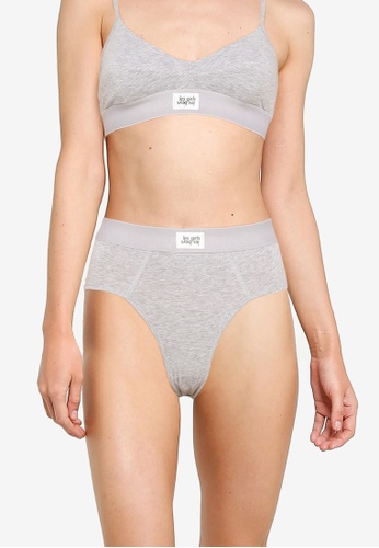 Les Girls Les Boys grey Ultimate Comfort Highwaisted Brief 596A4US04458D9GS_1