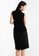 ck Calvin Klein black Merino Wool-Silk Top F64B4AA1B3C23EGS_2