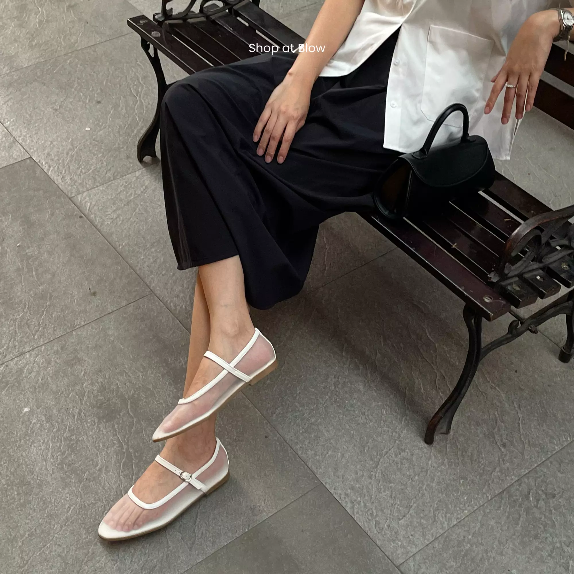 Blow Mano Mary Jane Flats Shoes BLWF 0032