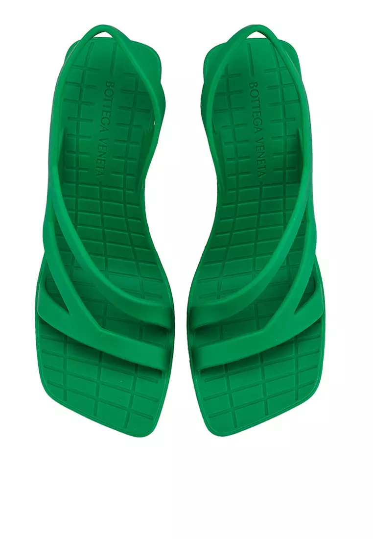 サンダル・ミュール Bottega Veneta Grass green rubber Jimbo sandals Bottega Veneta Grass green rubber Jimbo sandals (BOTTEGA