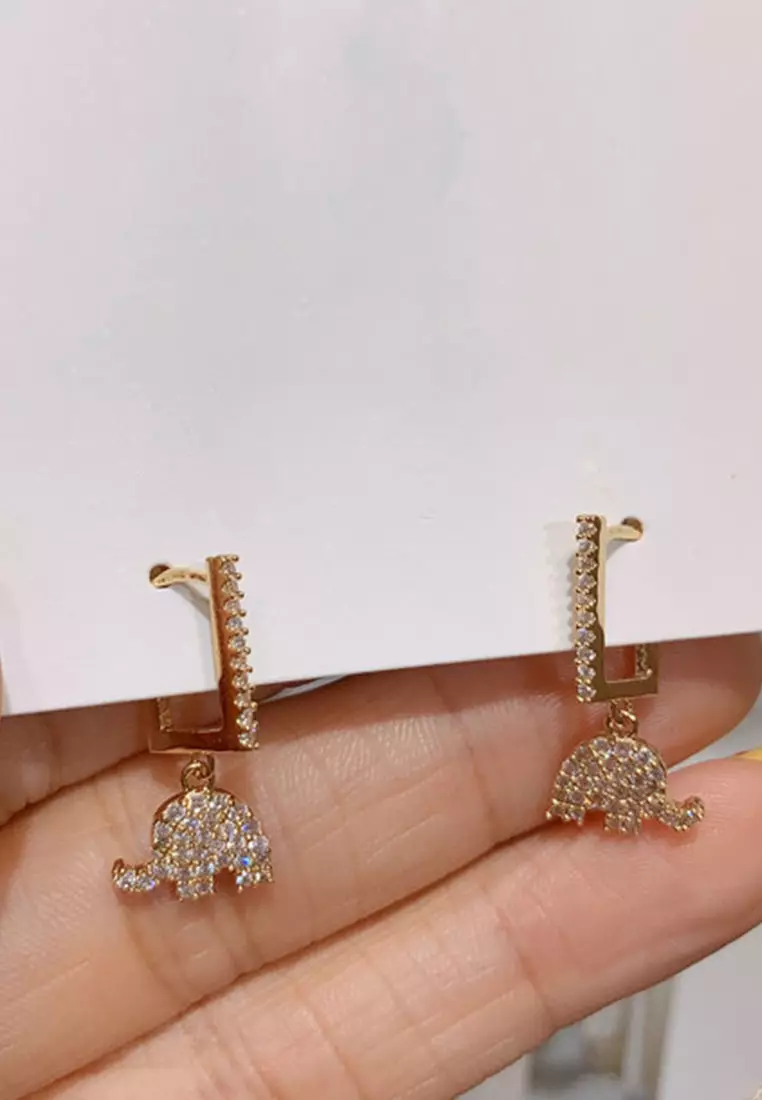 Elephant Earrings CA060305
