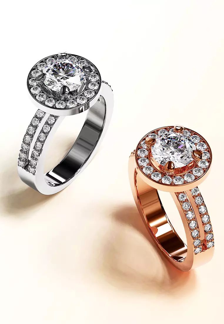 Bloom Ring Embellished with Swarovski crystals