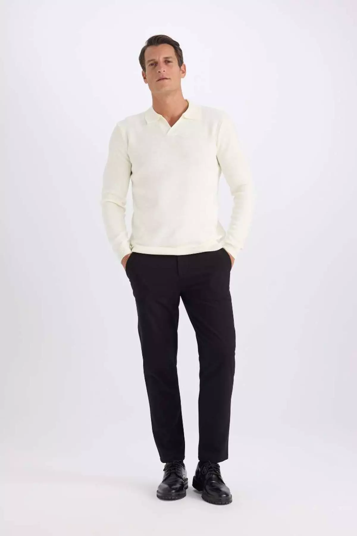 Jogger Straight Leg All-Way Stretching Summer Fabric Trousers B7520Ax25Sp