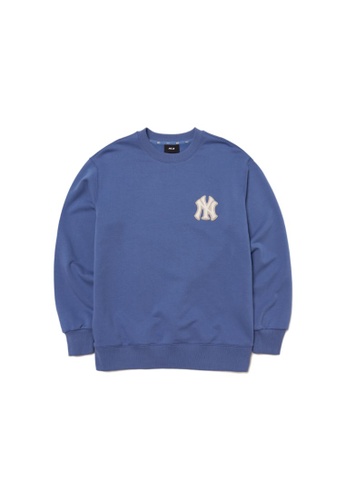 MLB blue KNIT UNISEX Sweatshirt 8FC99AAB2AE22BGS_1