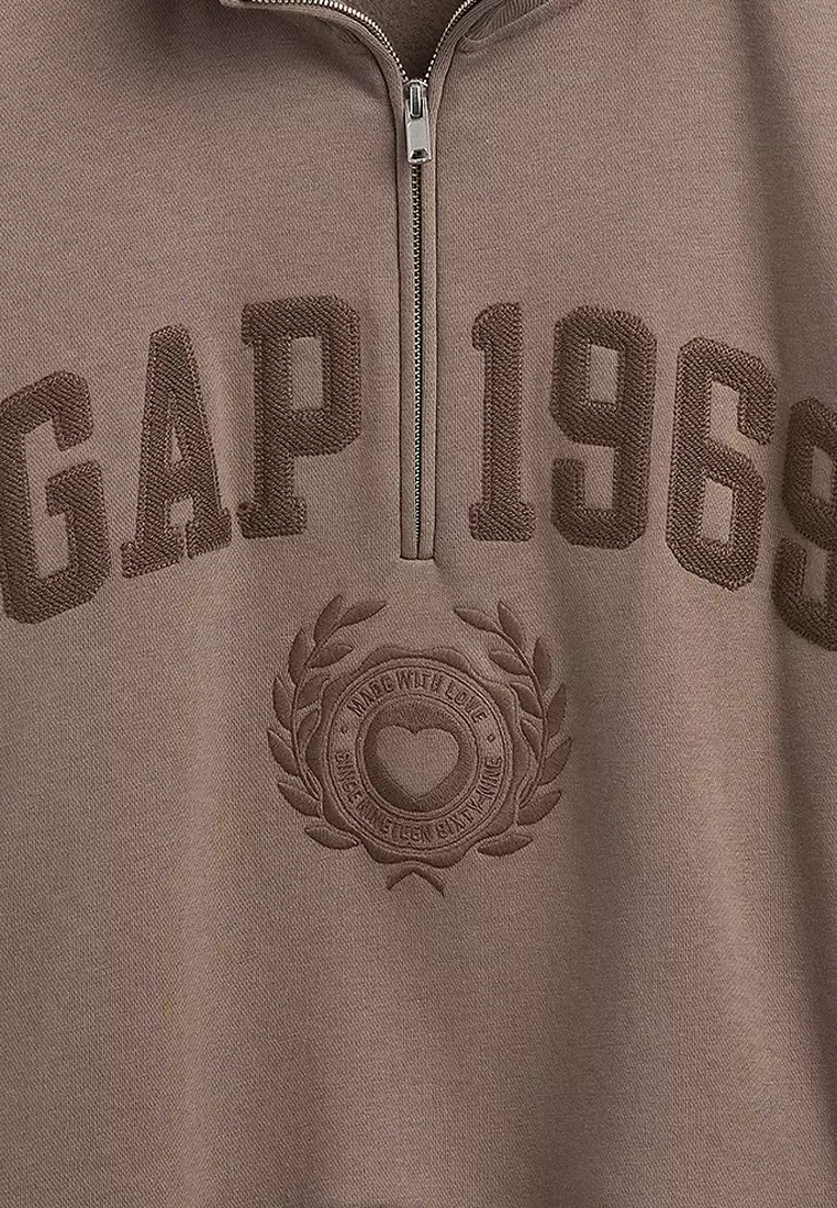 Logo Half Zip Sweatshirt