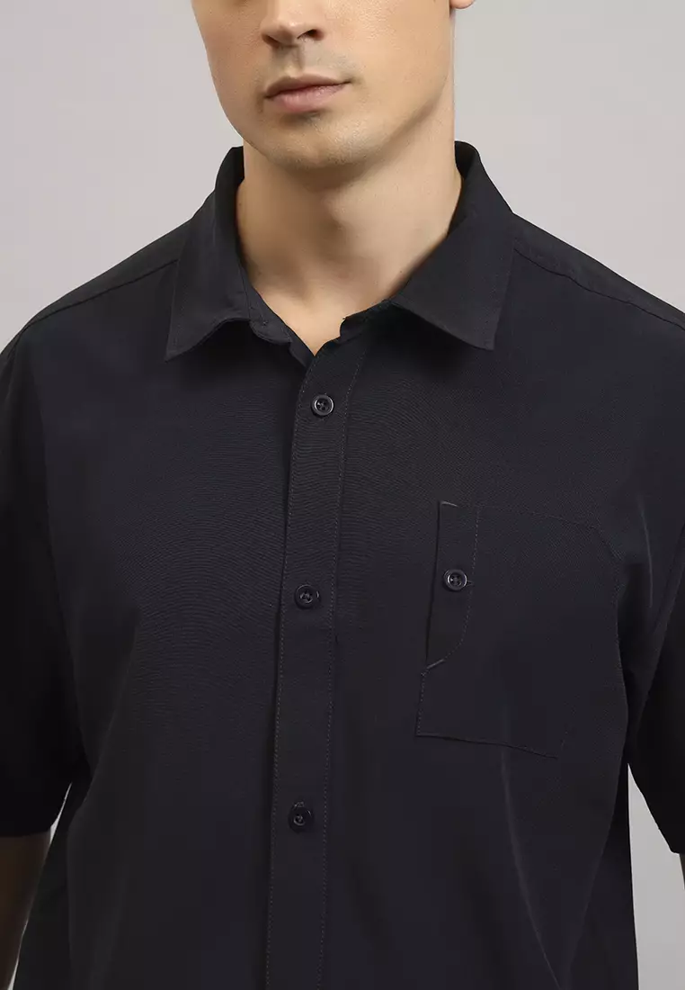 Men's Flex Short Sleeve Workwear Grey Shirt