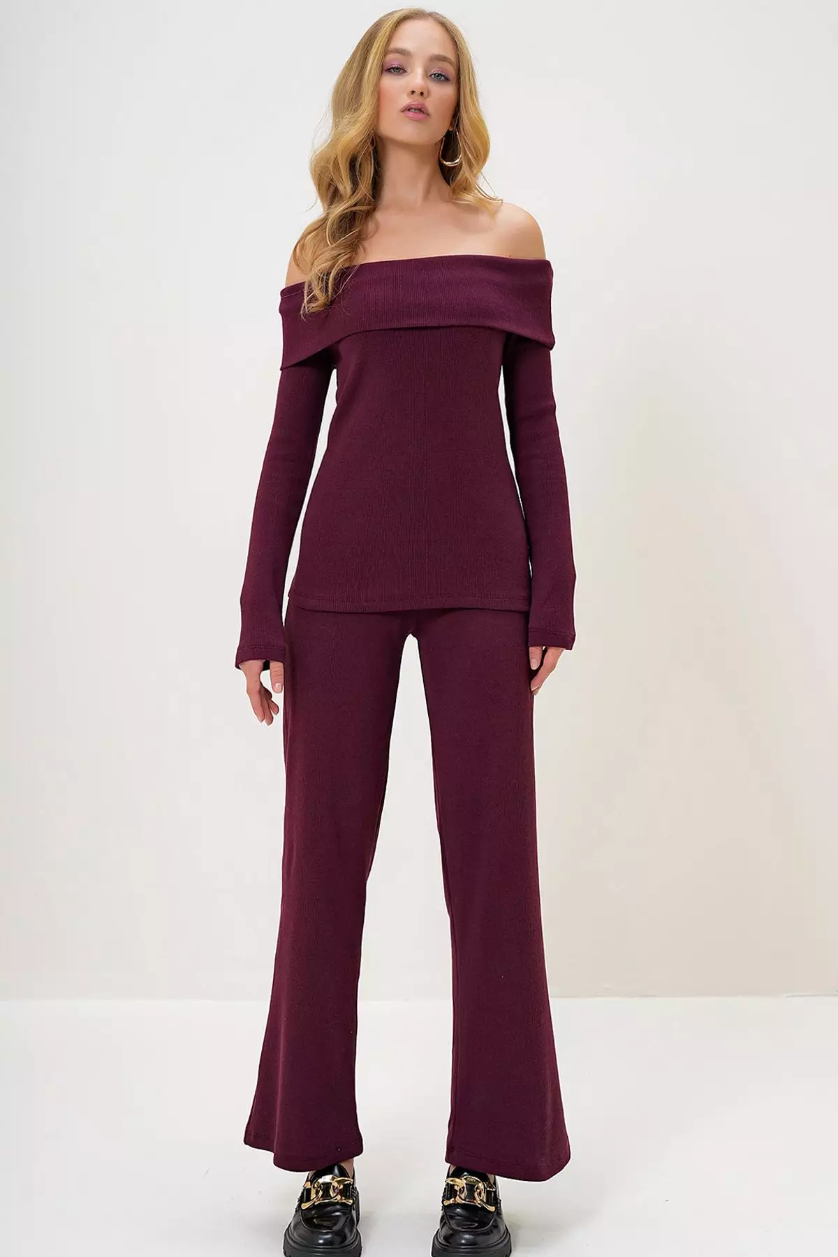 Off Shoulder Top & Pants Set