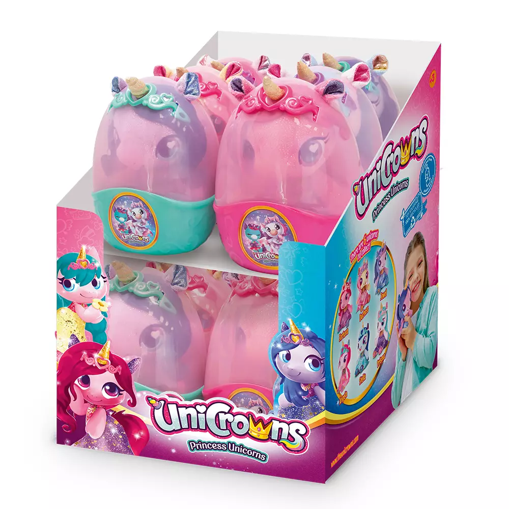 Crackin Eggs Unicrowns Princess Unicorns Crystal Egg - Lily - Mainan Telur Boneka