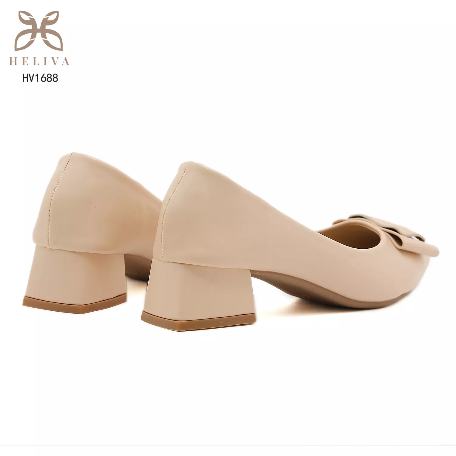 Heliva Leona Women Shoes Frame Square Curved Heel Chunky Sol 4cm HV1688