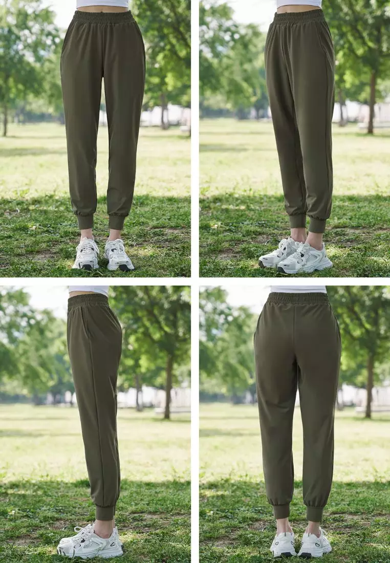 Buy Skullpig Ice Jogger Pants (Khaki) Quickdrying Running Fitness Yoga