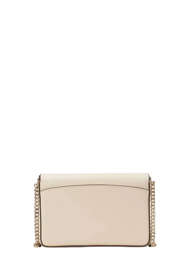 Jual Kate Spade Petal Flap Chain Wallet Milk Glass Multi Original
