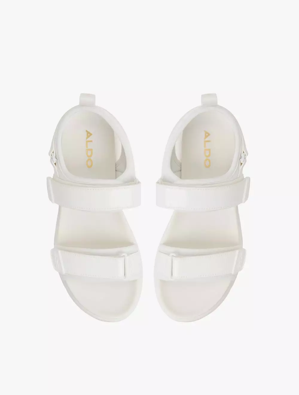Aldo Sportysndl Wedge Sandals - White