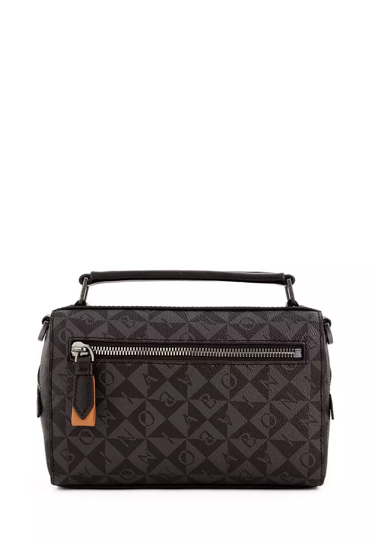 Orange Alvaro Monogram Mini Crossbody Bag