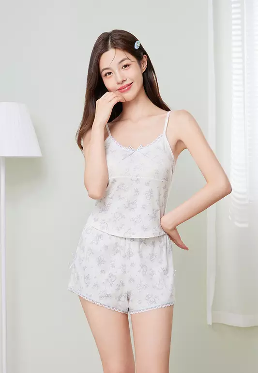 APRIL POINTELLE CAMI SLEEP TOP FOR WOMAN GIRL HW09621
