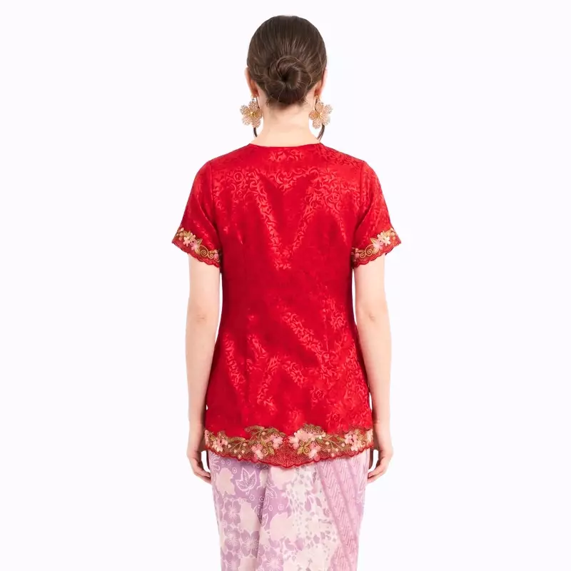Kebaya Wanita - Bhatara Batik Kebaya Kartini - Baju Batik Modern Lengan Pendek