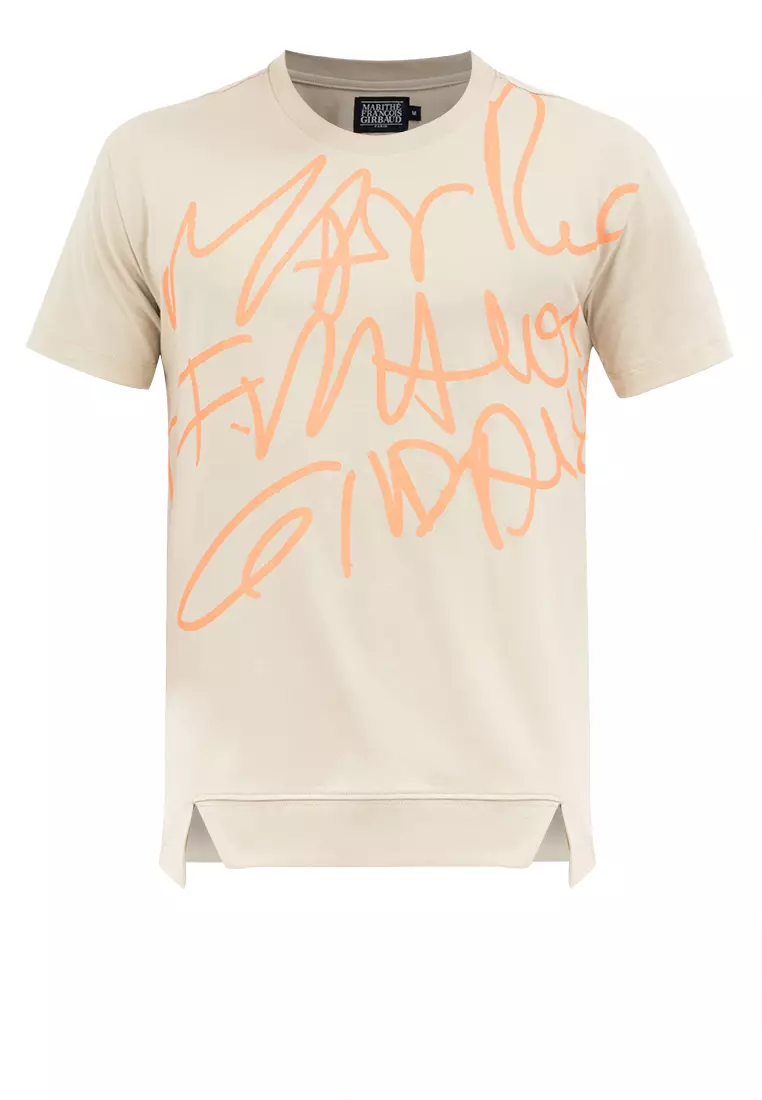 Men's M+FG Beige Tee