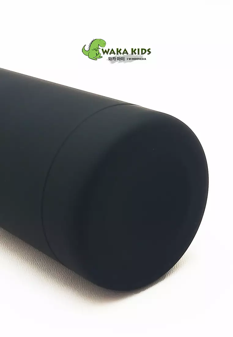 Wakakids Botol Minum Termos Stainless Steel Vacuum Tumbler Casual Simple Polos Doff 500ml K1285 Venrc Putih