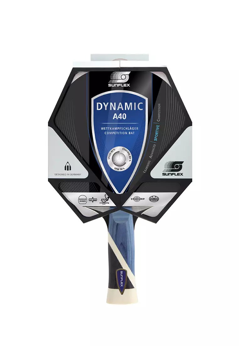 Buy Sunflex Dynamic A40 ITTF Approved Ergo Grip Anatomic Handle Table