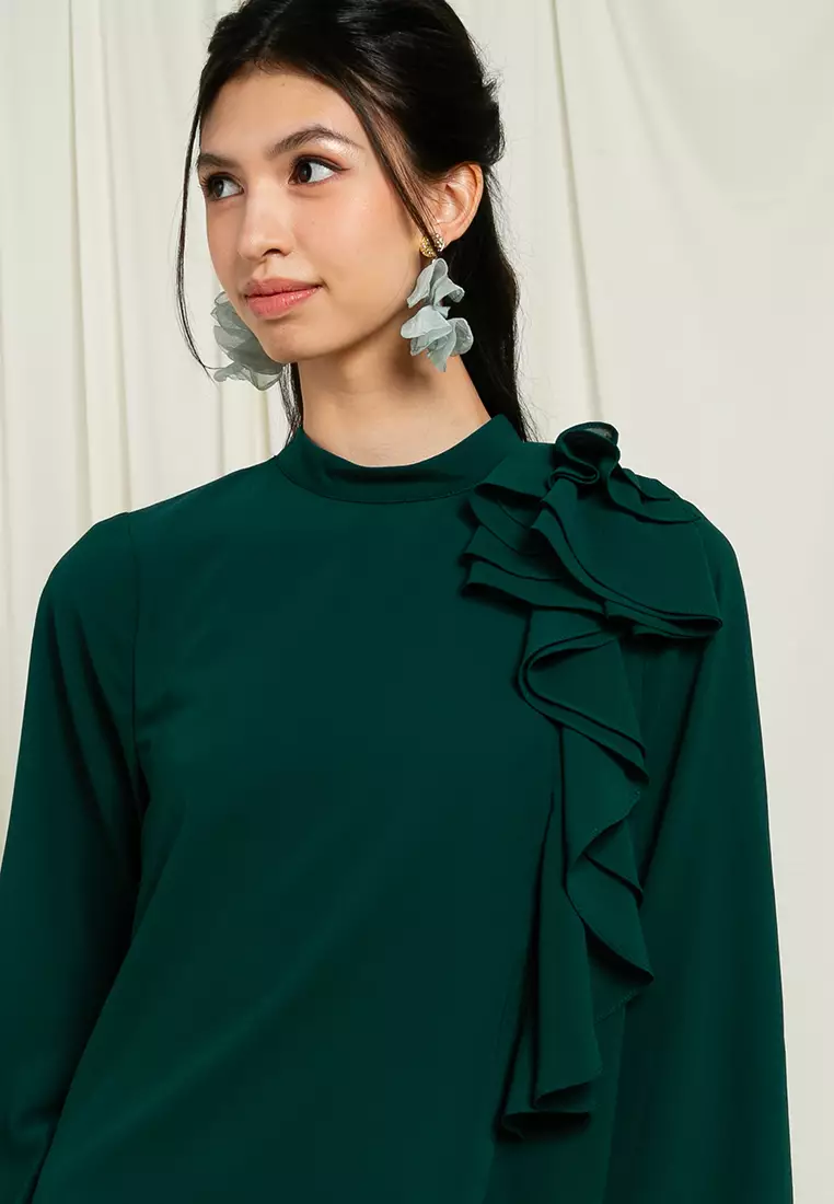 Adra Ruffles Kurung Set