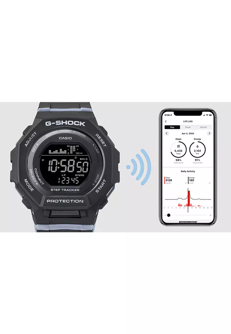 Casio G-Shock Jam Tangan Digital Wanita - Black Resin Band - GMD-B300-1D