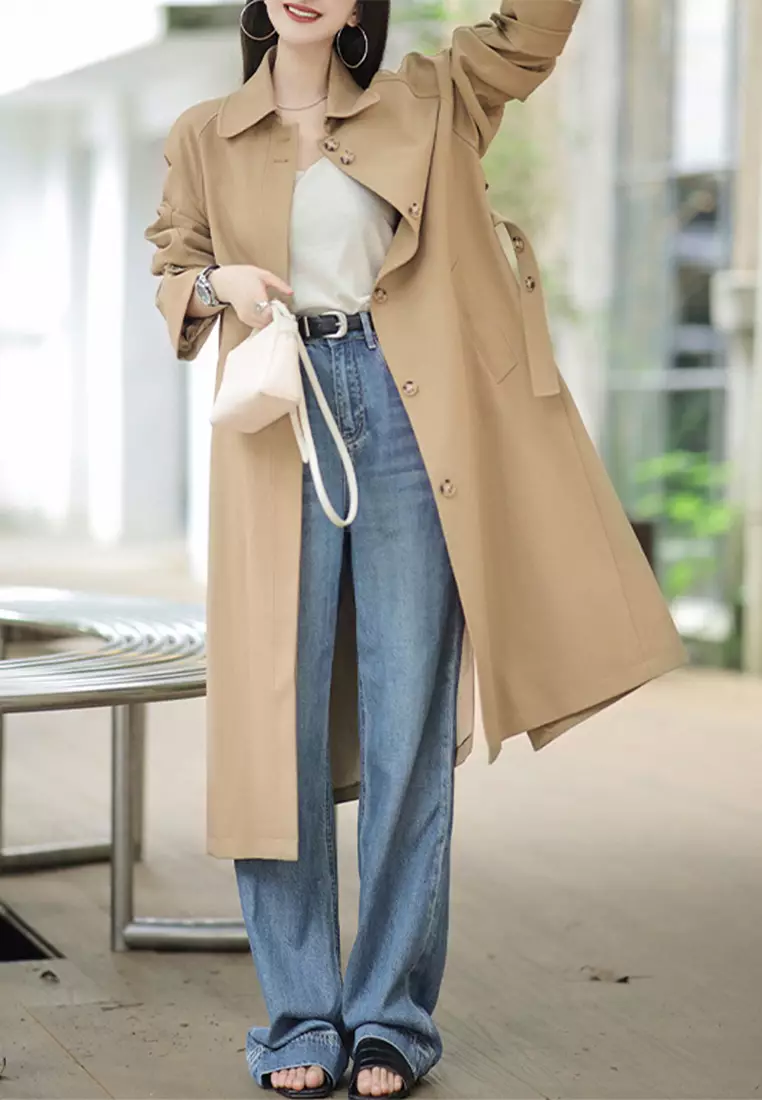 High end deals trench coat