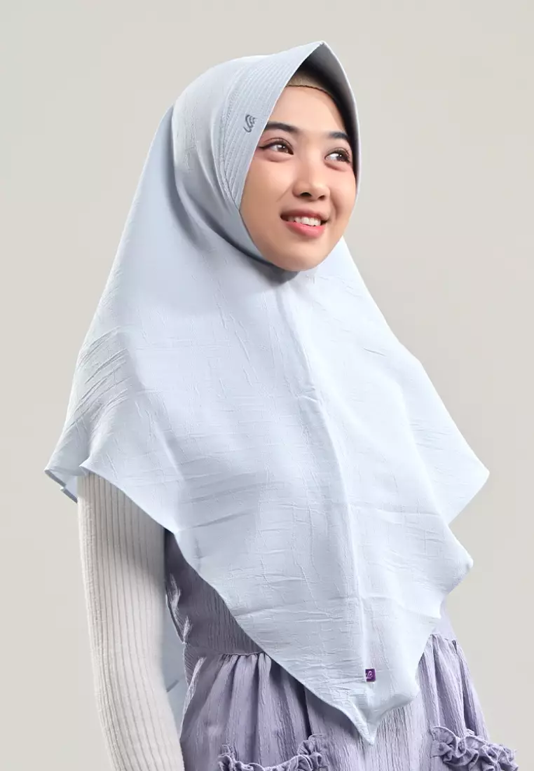 Rabbani - Kerudung Instan Dewasa Freed Exclusive Baby Blue XL