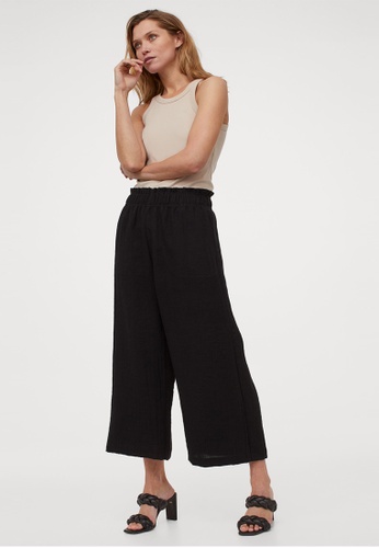 H&m black trousers Clearance
