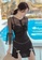 LYCKA black LNN2211 Korean Lady One Piece Swimwear Black C04C1US9F8F093GS_2