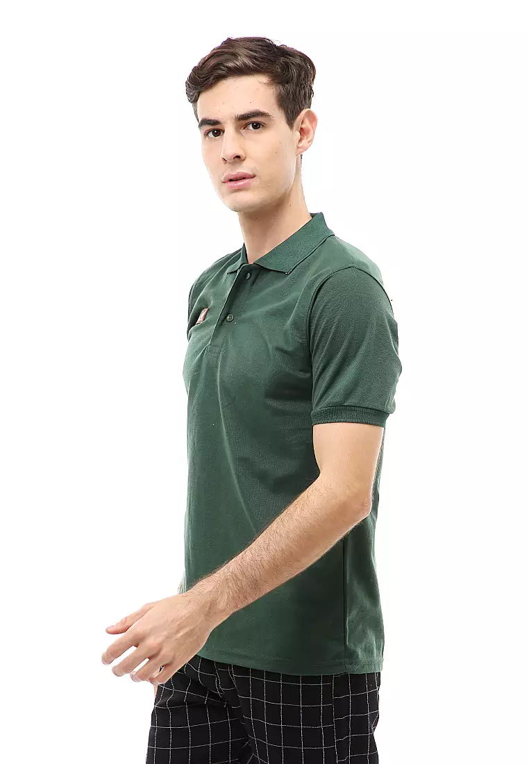 Jack Atasan Formal Pria T-Shirt Kaos Polo Polos Lengan Pendek Material Cotton ORIGINAL - Army