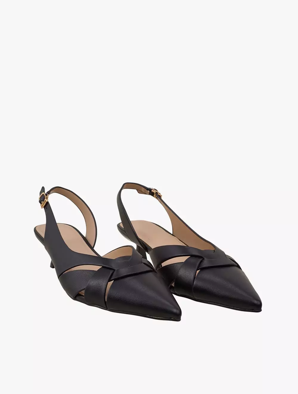 Payless Nine West Womens Alora Kitten Heels - Black_04