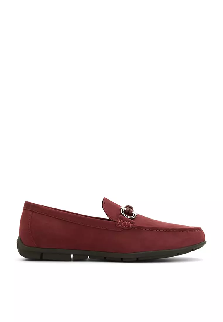 Aldo hot sale red loafers