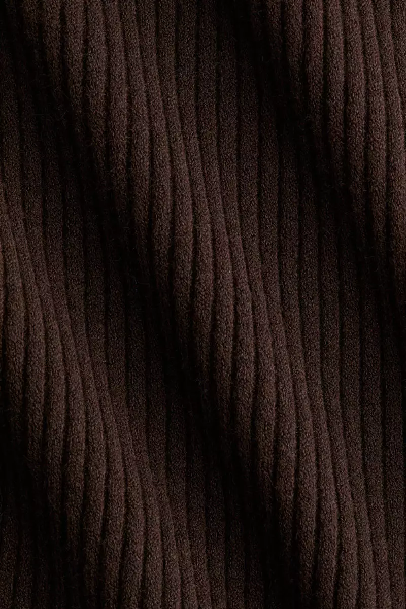 Rib-knit dress