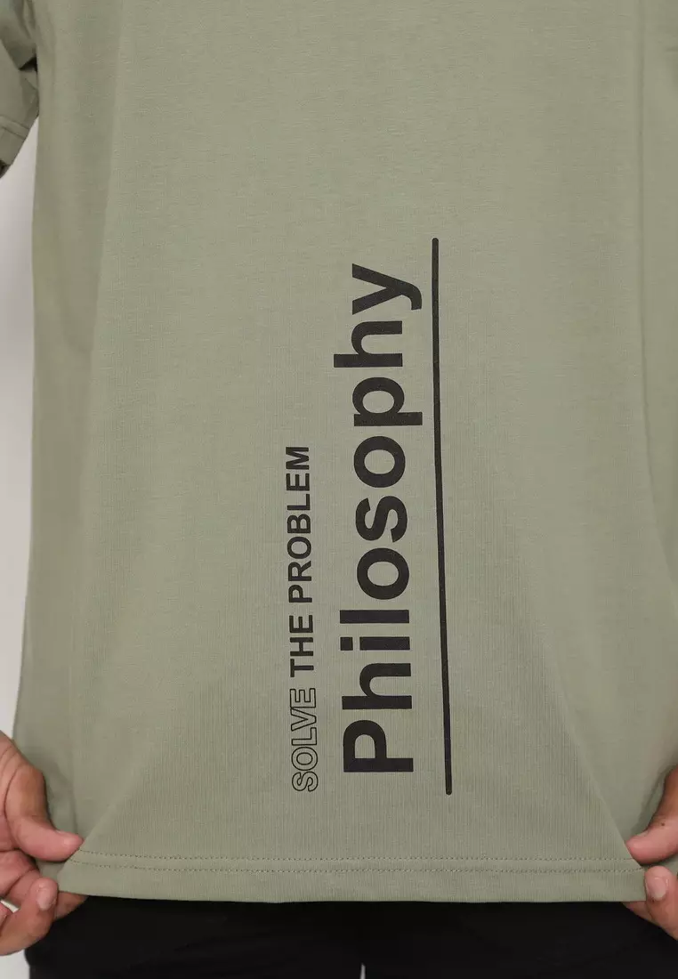 NX T-Shirt Cotton Combed Tebal Pria 207370281