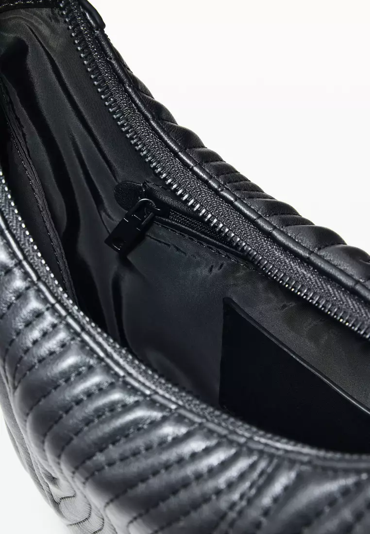 Medium oval embossed bag