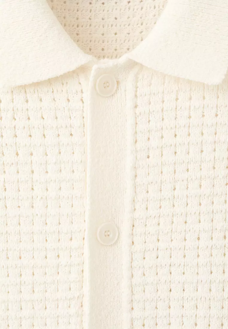 Openwork Knitted Shirt