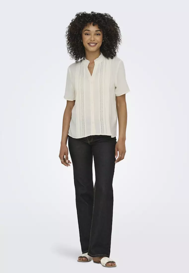 Ellis Life Short Sleeve Lace Shirt