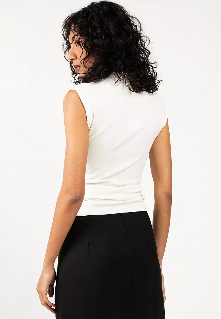 Ruched Fitted Top