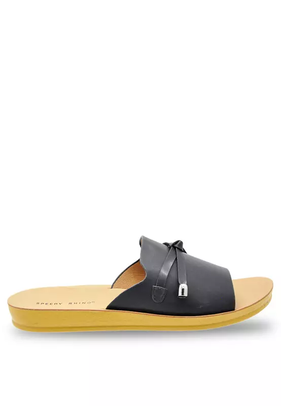 Ribbon Slip On Sandals