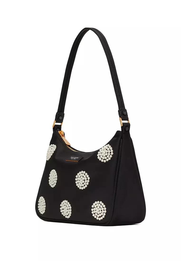 Buy Kate Spade New York Sam Pearl Embellished Nylon Small Shoulder