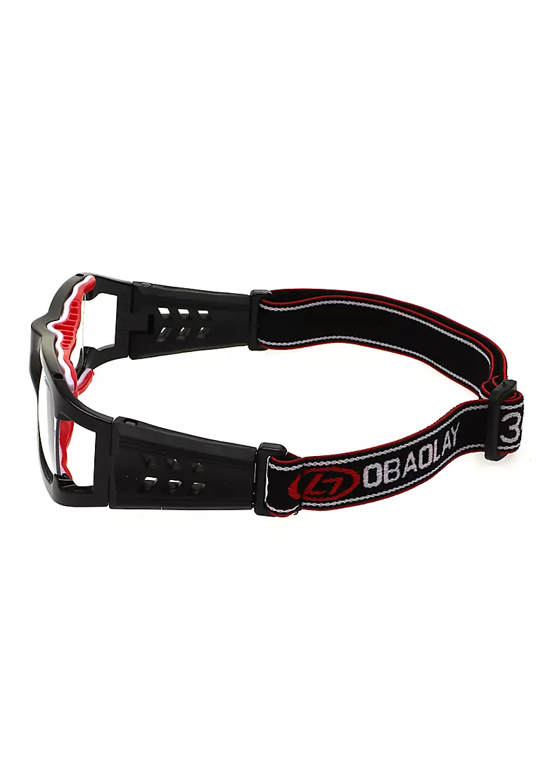 Mackenzie Kacamata Olahraga Basket Anti Collision Eye Protector Material PC ORIGINAL - Black