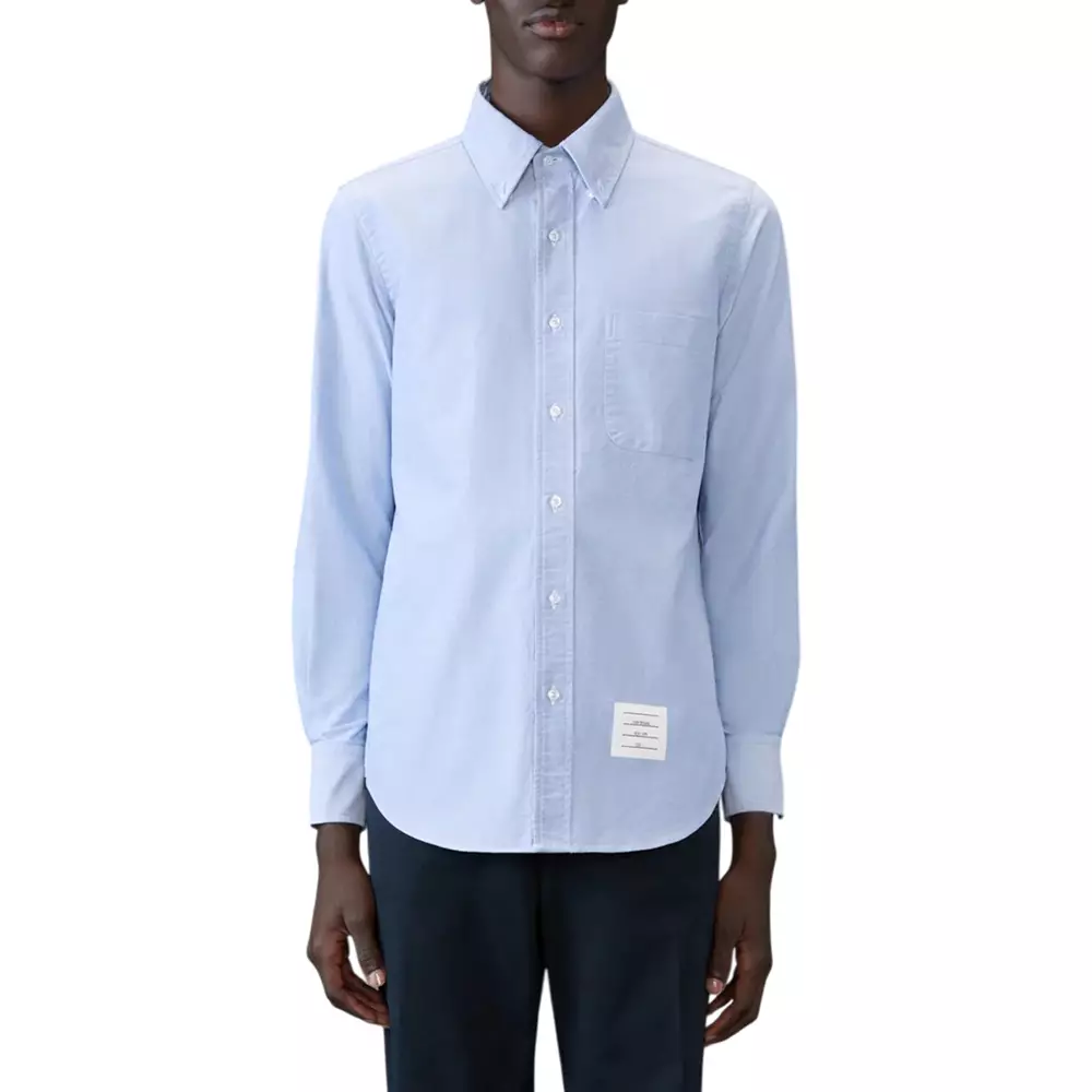 [4.4PRIL KEJUTAN HARGA] Oxford Long Sleeve Shirt Light Blue