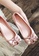 Halo pink Bow Waterproof Jelly Flats Shoes DBF7BSH532261BGS_3