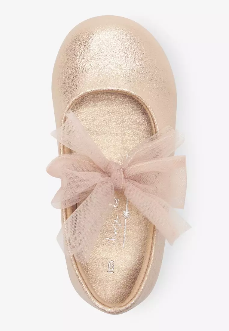 Next new arrivals gold slippers