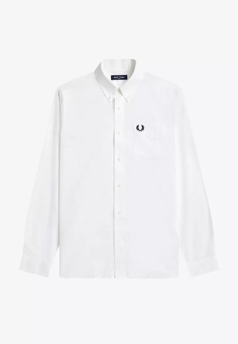 Buy Fred Perry Fred Perry M4695 Long Sleeves Button Down Collar Shirt ...